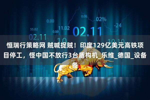 恒瑞行策略网 贼喊捉贼！印度129亿美元高铁项目停工，怪中国不放行3台盾构机_乐维_德国_设备